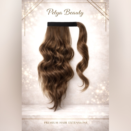 Опашка с лента/кичур - No:6.4. (вълни)