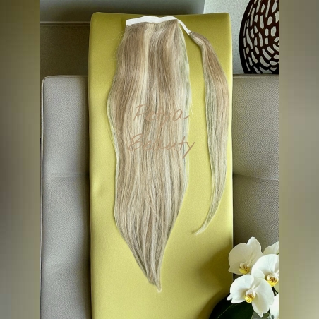 PREMIUM - Естествен косъм  опашка русо/кичури