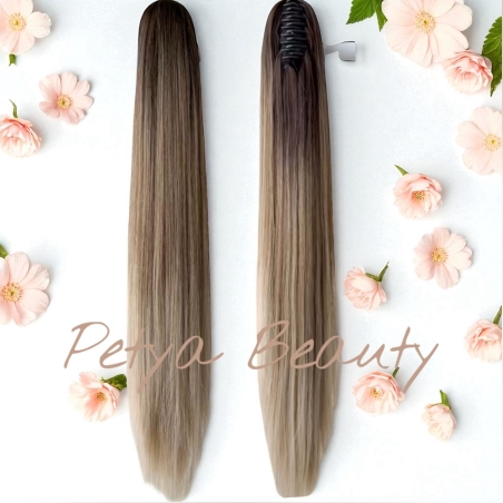 Опашка с шнола в цвят Омбре