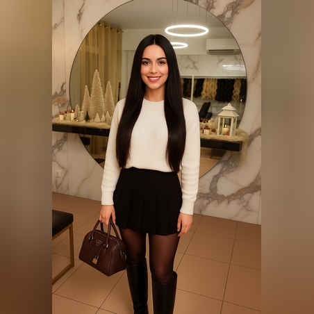 Перука - 100% естествен косъм - ВИКТОРИЯ