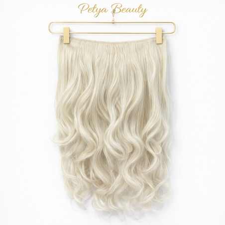 Екстеншън на цял ред /ПРЕМИУМ/ - СВЕТЛО РУСО (ВЪЛНИ)