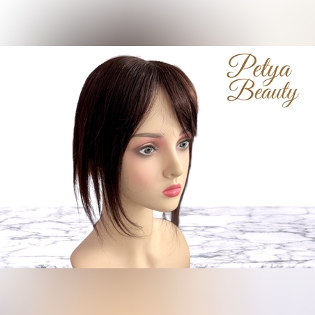 Тупе - 100% естествен косъм – Модел МИНИ - Махагон