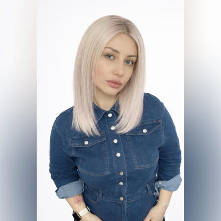 Перука - 100% естествен косъм - КАТРИН