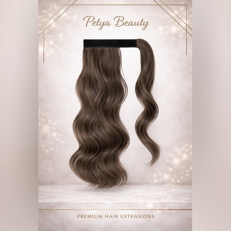 Опашка с лента/кичур - No: 6.5. (вълни)