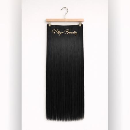 Екстеншън на цял ред -  ЧЕРЕН - 85см.