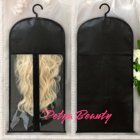 Калъф и закачалка за съхранение на удължения за коса