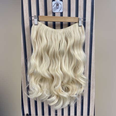 Премиум Комплект екстеншън от 1 част в цвят - Светло рус (ВЪЛНИ), МОДЕЛ 2
