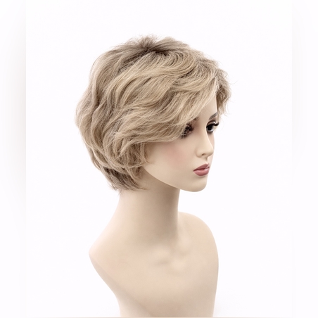 Перука - 100% естествен косъм - БЕЛА