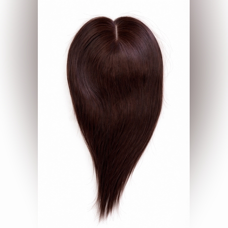 Тупе - 100% естествен косъм – Модел СТАНДАРТ - Кафяво/махагон 45см