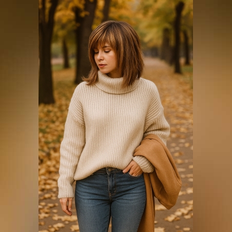 Перука - 100% естествен косъм - ЛОЛА