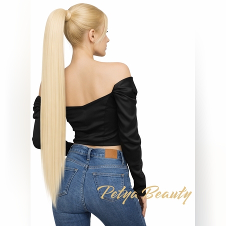 PREMIUM - Луксозна опашка - РУСО 613 (ЕКСТРА ДЪЛГА) /лента и кичур/