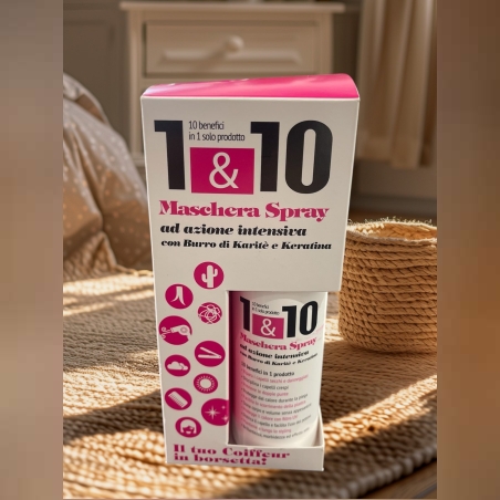 MASCHERA SPRAY 1 VS 10 – Спрей реконструктор за коса с 10 действия осигурени от един продукт