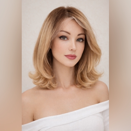 Перука - 100% естествен косъм - НАТАЛИ