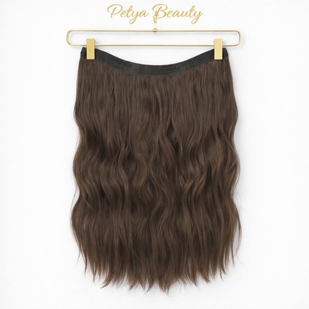 ХАЛО екстеншън на цял ред - КАФЯВО No:7 (ВЪЛНИ)