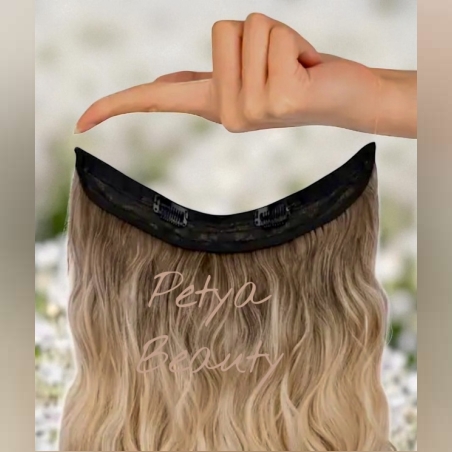 ХАЛО екстеншън от 1 част в цвят - РУС ТЪМЕН КОРЕН (ВЪЛНИ)