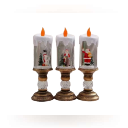 Коледна LED свещ с пламъче