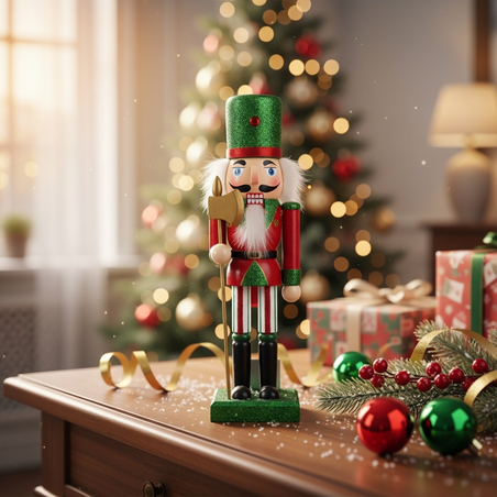 Коледна дървена фигурка Лешникотрошач – Перфектния вълшебен декор