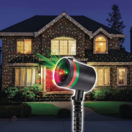 Лазерен прожектор за Коледна украса Star Shower