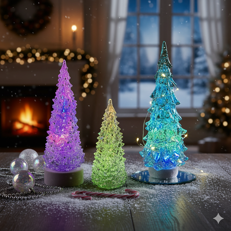 Магически светещи елхи с LED осветление T-4215