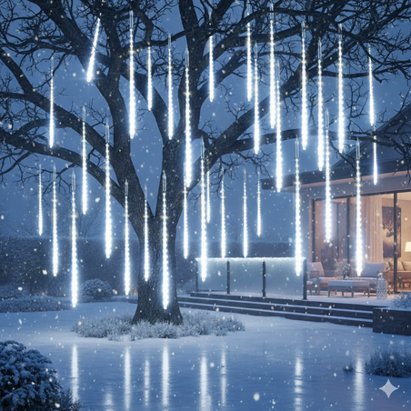 Коледна украса - Светеща LED висулка пръчка