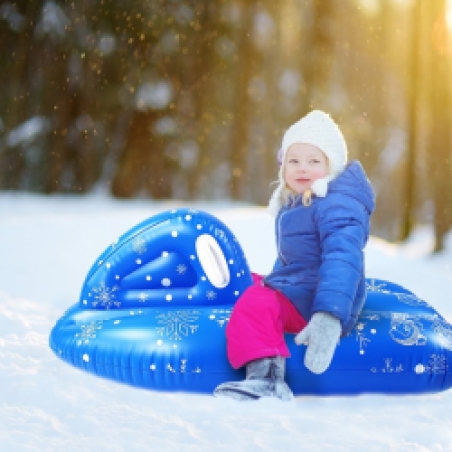 Надуваем джет с дръжки подходящ за зимата и лятото