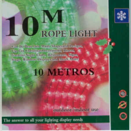 Светещ коледен кабел Многоцветен