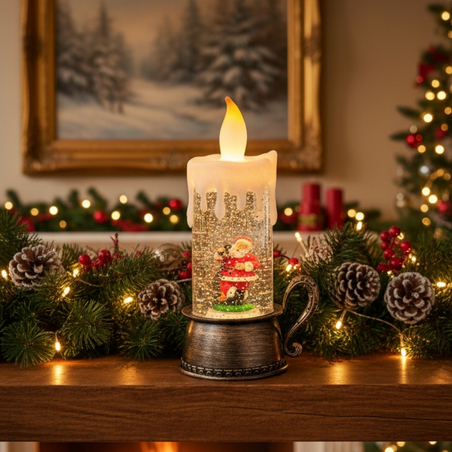 Магическа коледна свещ - декорация