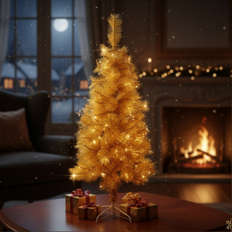 Златна коледна елха