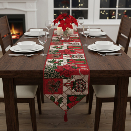 Коледна покривка за маса - идеалната празнична декорация