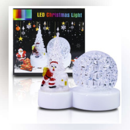 Коледна LED лампа с декоративни орнаменти