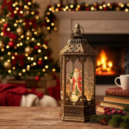 Коледен фенер с Дядо Коледа