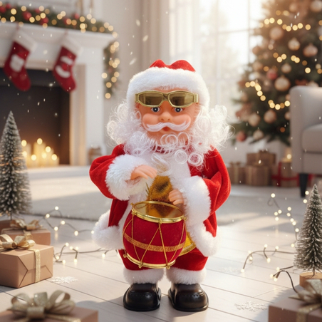 Коледна украса Танцуващ Дядо Коледа