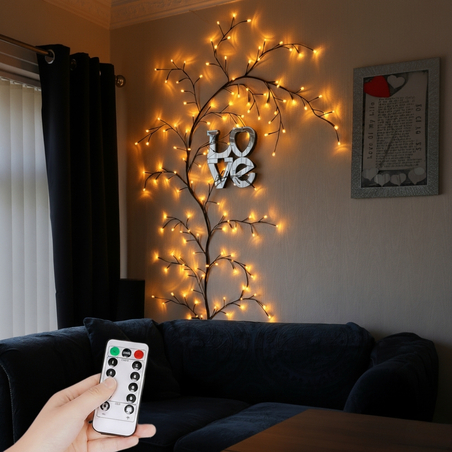 Стенна LED декорация с дистанционно - превърни всяка стена в произведение на изкуството