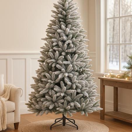 Изкуствена елха Kring Melbourne Цялата заснежена с метална стойка