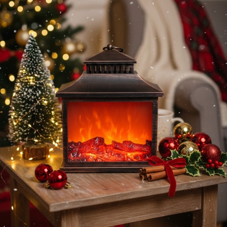 Декоративна камина с реалистичен горящ огън – уют и стил за вашия дом