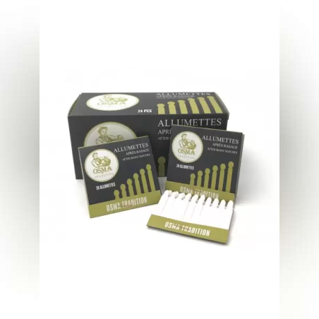 Кутия с 20 кибритени клечки Osma Bloodstop