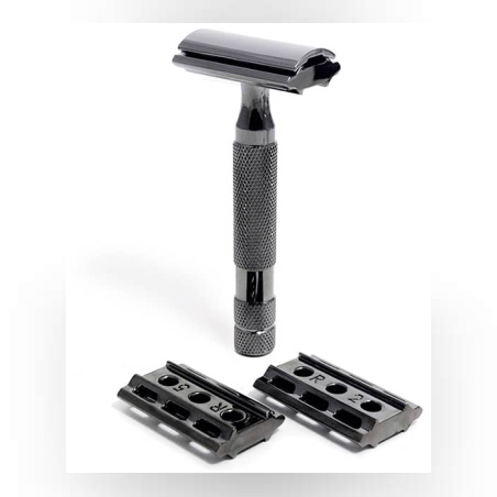 Регулируема самобръсначка Rockwell Safety Razor 6c Gun Metal