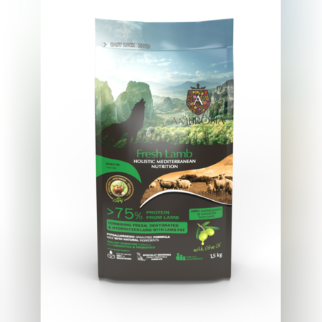 Ambrosia• Аll breeds adult •Ultra premium за кучета от всички породи над 12 месечна възраст с Прясно агнешко