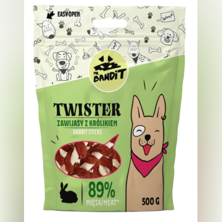 Mr. Bandit TWISTER rabbit sticks 500g