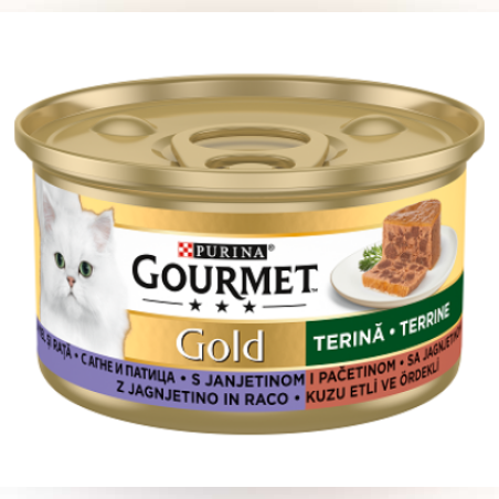 PURINA GOURMET GOLD, Сочни изкушения с агне патица, 85г