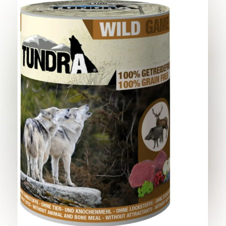 Tundra Dog с дивеч, 400 гр