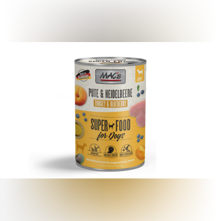 Mac's Dog с пуйка и боровинки, 400 гр