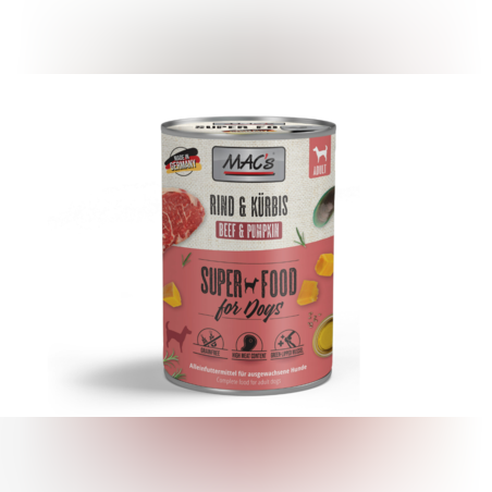 MAC’s Dog с телешко и патешко, 400 гр