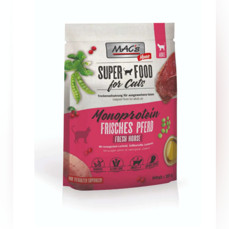 MAC'S CAT ADULT MONOPROTEIN - за пораснали котки, с Конско, 300г