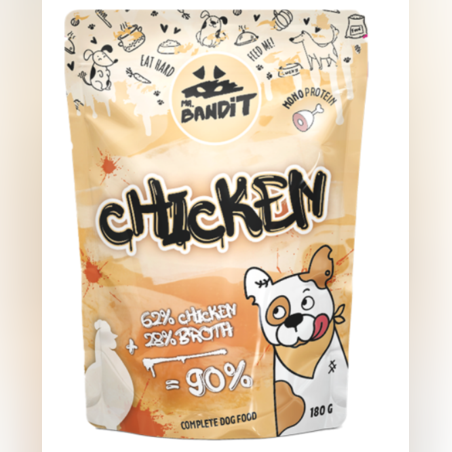 MR. BANDIT CHICKEN - Пауч за кучета с пилешко, 150гр