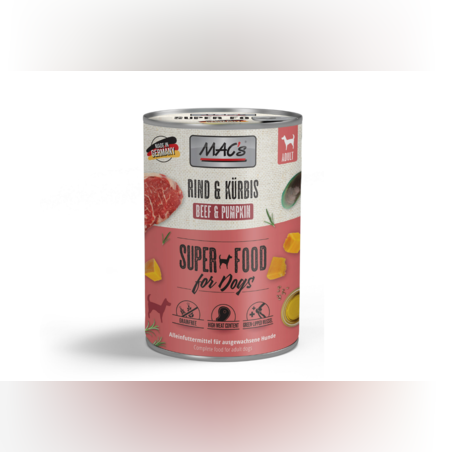 MAC's Dog с говеждо и тиква, 400 гр