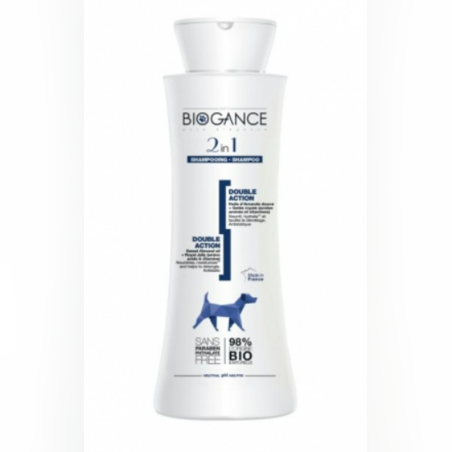 Biogance 2 in 1 shampoo - антистатичен шампоан с балсам 250 мл.