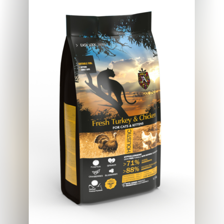 Ambrosia• Cat&kitten•Ulta premium за котенца и котки с Прясна пуйка и пиле