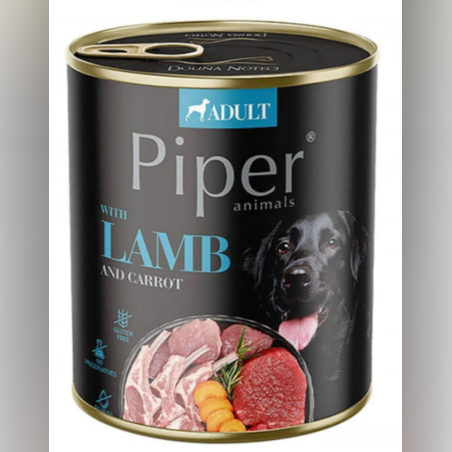 Piper Adult Dog - храна за кучета с агнешко, морков и розмарин