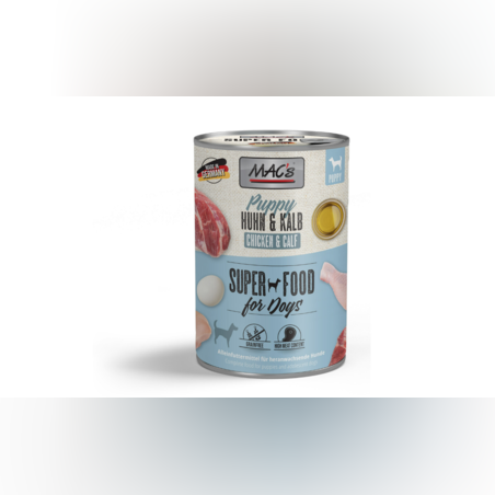MAC's Dog Puppy с пилешко и телешко, 400 гр